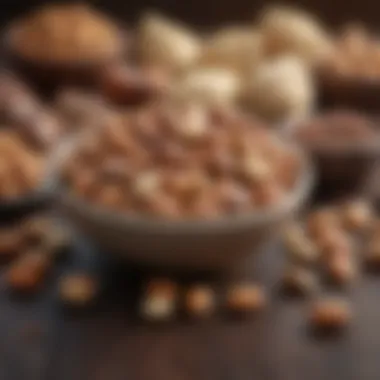 Essential Fats for Optimal Wellness A selection of healthy fats including nuts and seeds