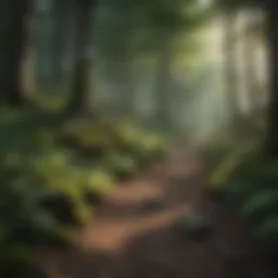 Lush forest scenery showcasing the tranquility of nature