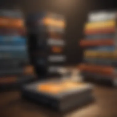 Amazon Prime logo with book icons