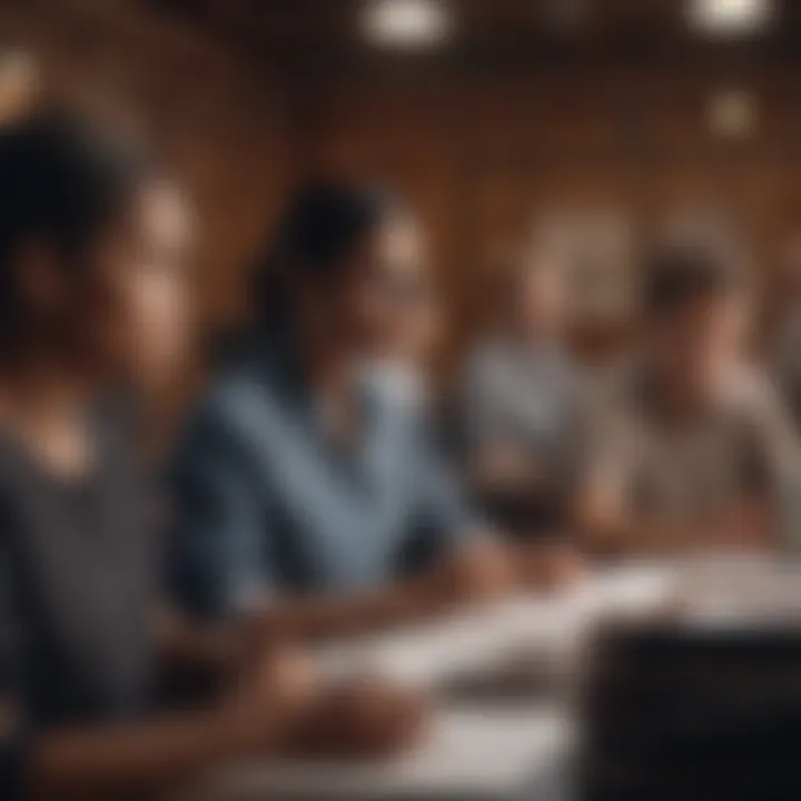A diverse group of individuals attending a virtual masterclass