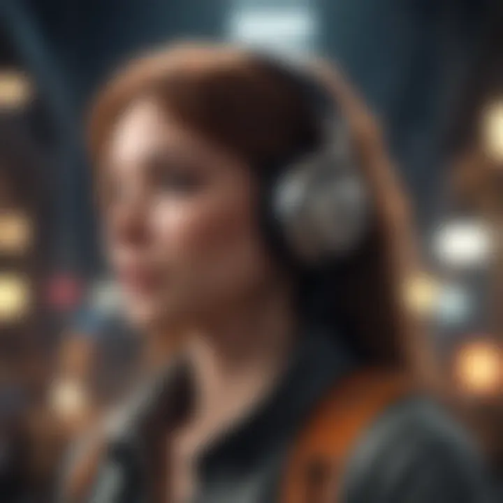 Artistic representation of independent access to Audible without Amazon Prime