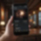 Audible app on smartphone screen
