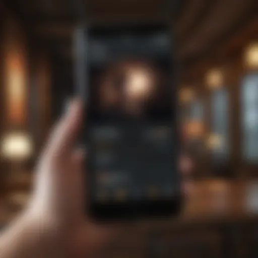 Audible app on smartphone screen
