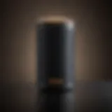 Elegant Alexa device with Audible logo