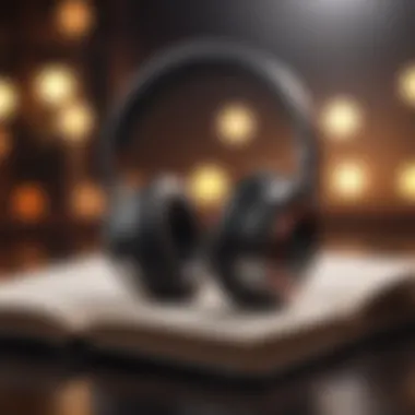 Abstract Headphones and Book Design