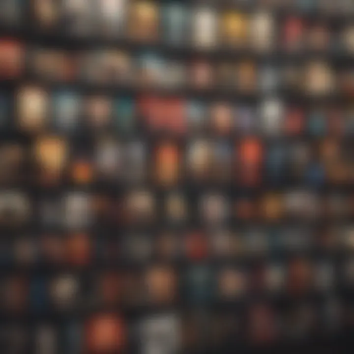 Illustration showing a diverse collection of audiobooks symbolizing the benefits of Audible credits