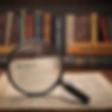 Illustration of a magnifying glass searching for free audiobooks