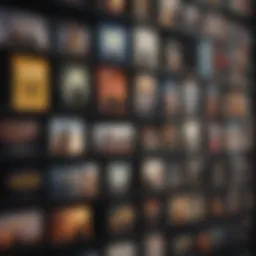 Audible user interface showcasing diverse audiobooks