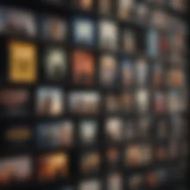 Audible user interface showcasing diverse audiobooks