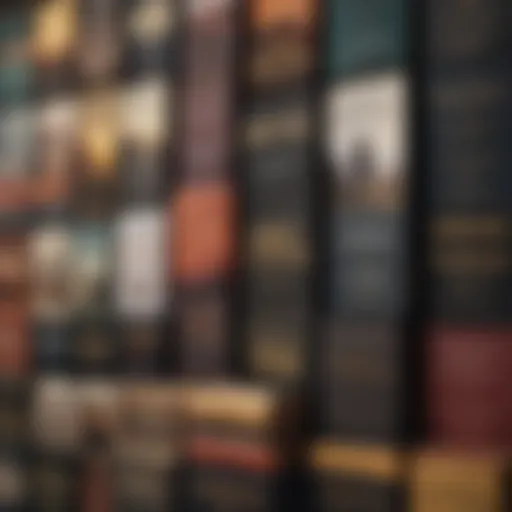 A collage of historical audiobook covers