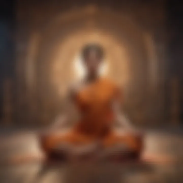 Symbolic representation of Yoga in the text