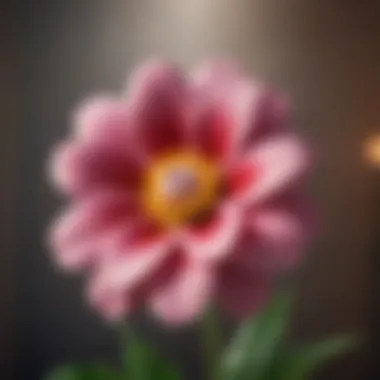 Visual metaphor of a blooming flower symbolizing personal growth and confidence.