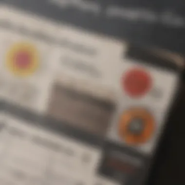 Essential Tools for Bullet Journaling Close-up of bullet journal components like markers and stickers