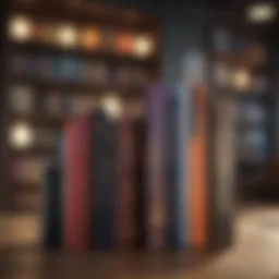 Audiobook collection showcasing diverse genres
