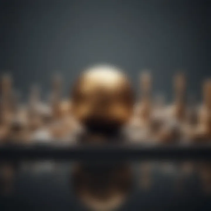 Conceptual artwork symbolizing investment strategy diversification
