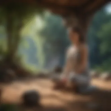 Embracing Mindfulness for Empowerment A serene setting for meditation and mindfulness.