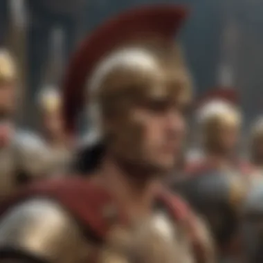 Legacy of Influence Visual depiction of Alexander the Great's influence on modern political thought and military strategy.