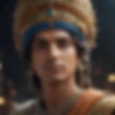 The Cosmic Dialogue Symbolic representation of the cosmic dialogue in the Bhagavad Gita
