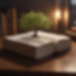 An open book symbolizing knowledge and growth