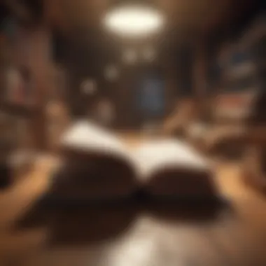 Immersive Reading Journey Abstract design symbolizing creative reading experience