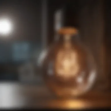 Illuminating Creativity Visual representation of a light bulb glowing with creativity and inspiration