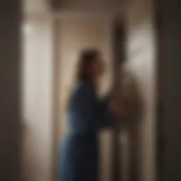 Concept of vulnerability illustrated through an open door