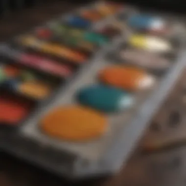 An artist's palette symbolizing skill development