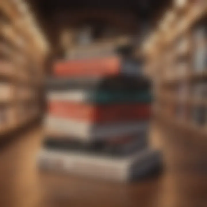 Stack of Discounted Audiobooks