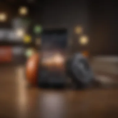 Offline Listening Options Illustration of a smartphone with downloaded Audible books