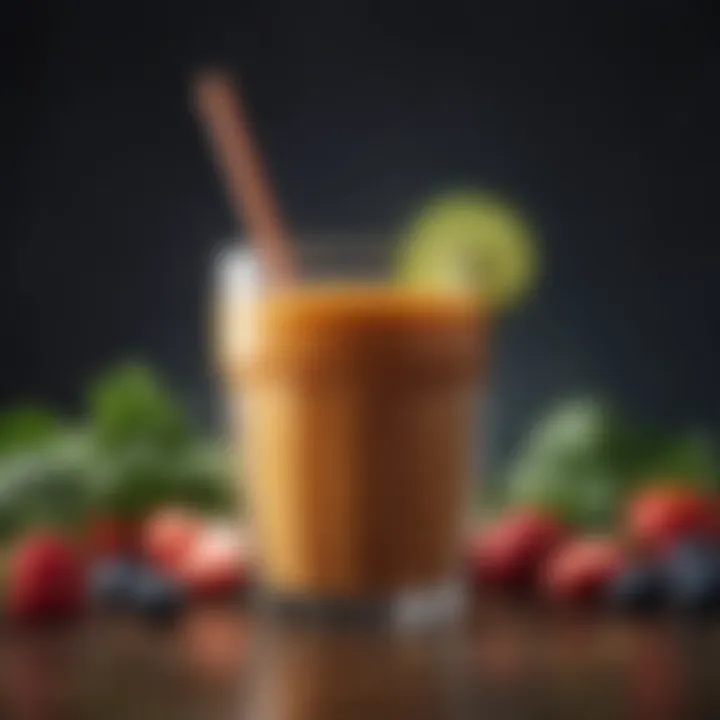 Nutrient-rich smoothie for 'Eat to Live' challenge