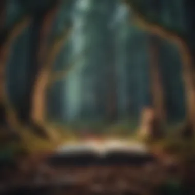 Enchanting Book Forest Concept