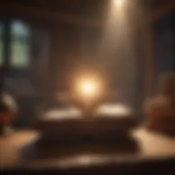 Enlightenment - A book resting on a beam of sunlight