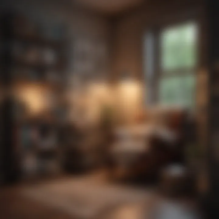 A cozy reading corner with personal finance books