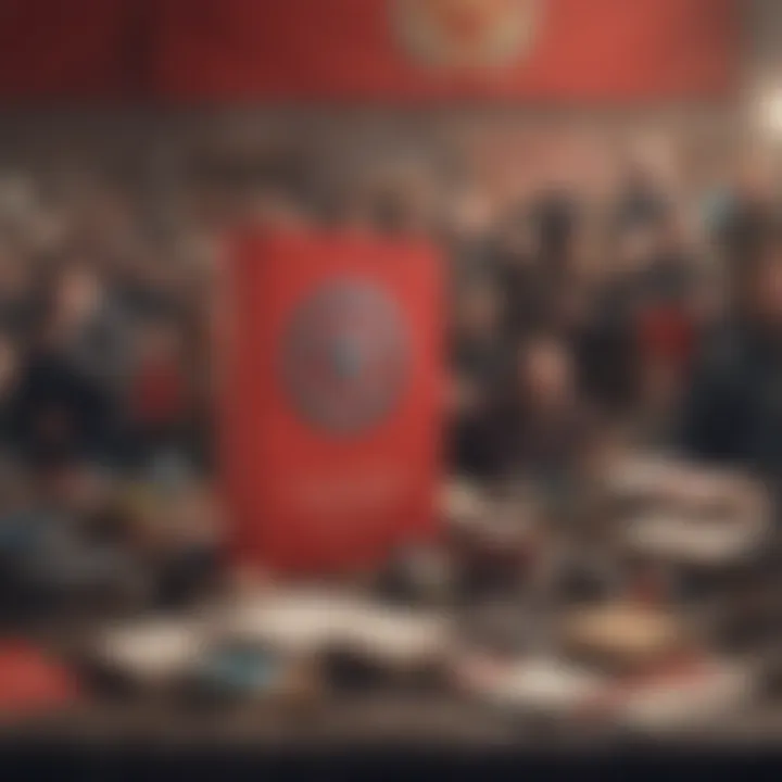 Artistic representation of contemporary socialist movements