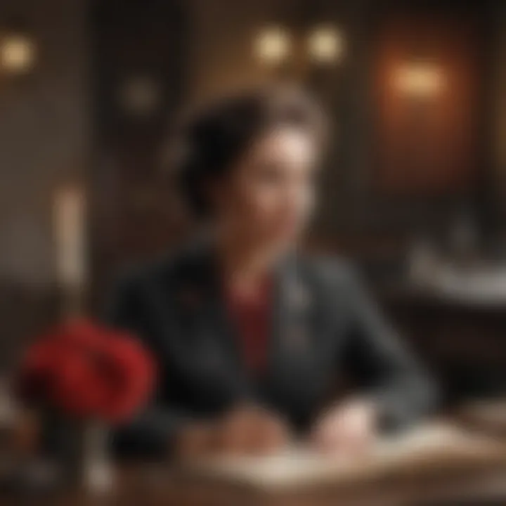 Depiction of Rosa Luxemburg's impactful writings