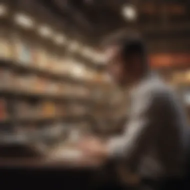 Refining Sales Approaches A thoughtful individual contemplating sales strategies