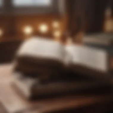 Key Insights from Sales Texts An open book with highlighted passages
