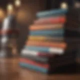 A stack of influential sales books