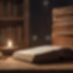 An open book revealing hidden wisdom