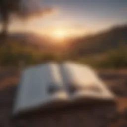 A serene landscape with a sunrise symbolizing new beginnings