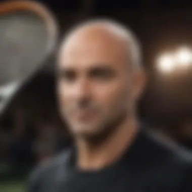 Captivating Tennis Legend Andre Agassi