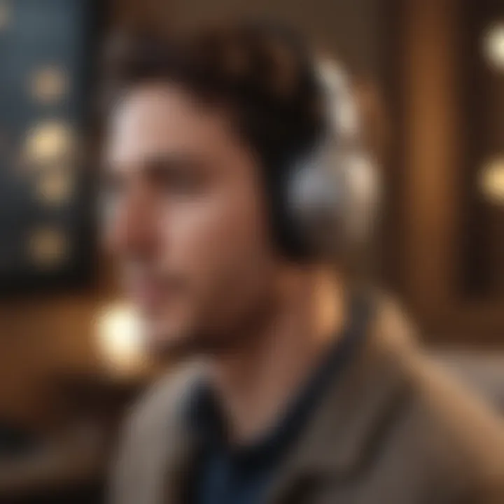 User enjoying a seamless audiobook listening experience