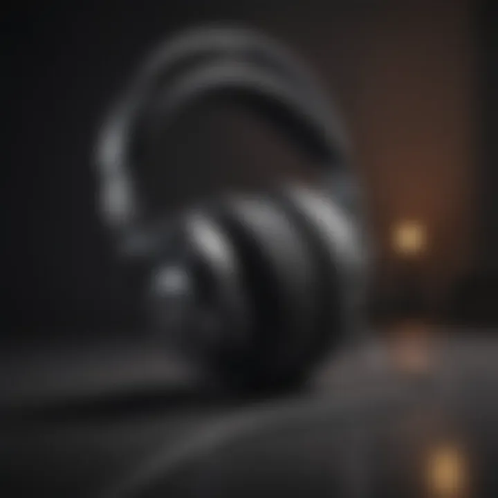 Creative depiction of a headphone symbolizing audiobook enjoyment