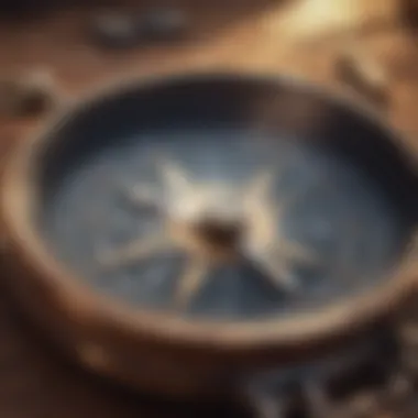 Journey to Self-Discovery Illustration of a compass pointing towards self-discovery