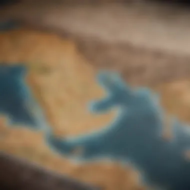 Ancient Map of Trade Routes Ancient Map depicting Trade Routes