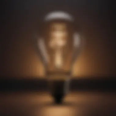 A light bulb symbolizing innovative thinking and strategies