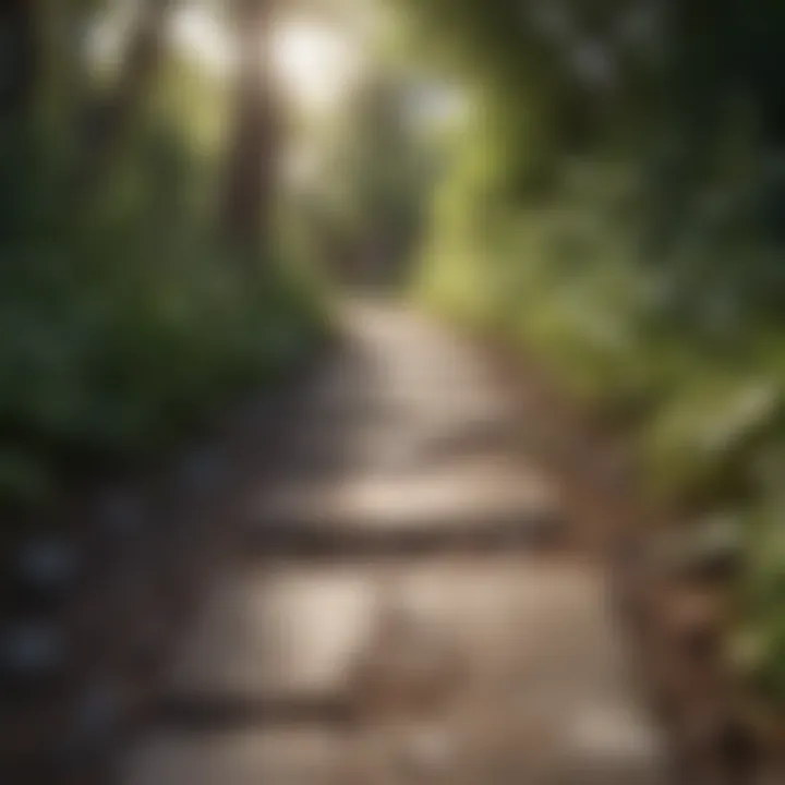 A pathway symbolizing personal growth and success