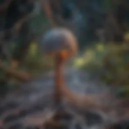 Illustration depicting intricate neural pathways