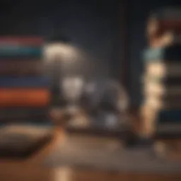A collection of books focusing on mental health