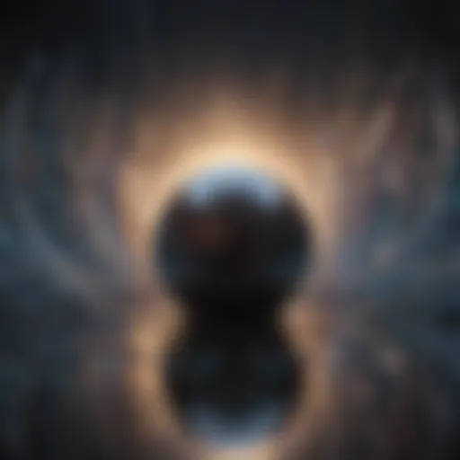 Abstract representation of cognitive transformation through sound waves